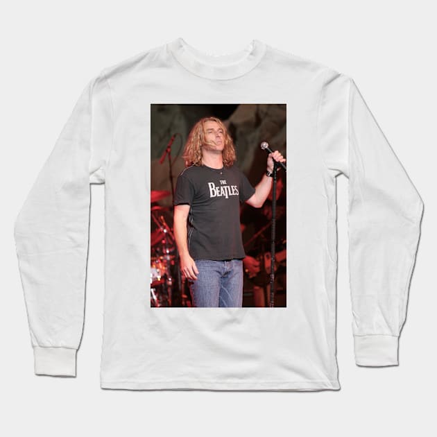 Ed Roland Collective Soul Photograph Long Sleeve T-Shirt by Concert Photos